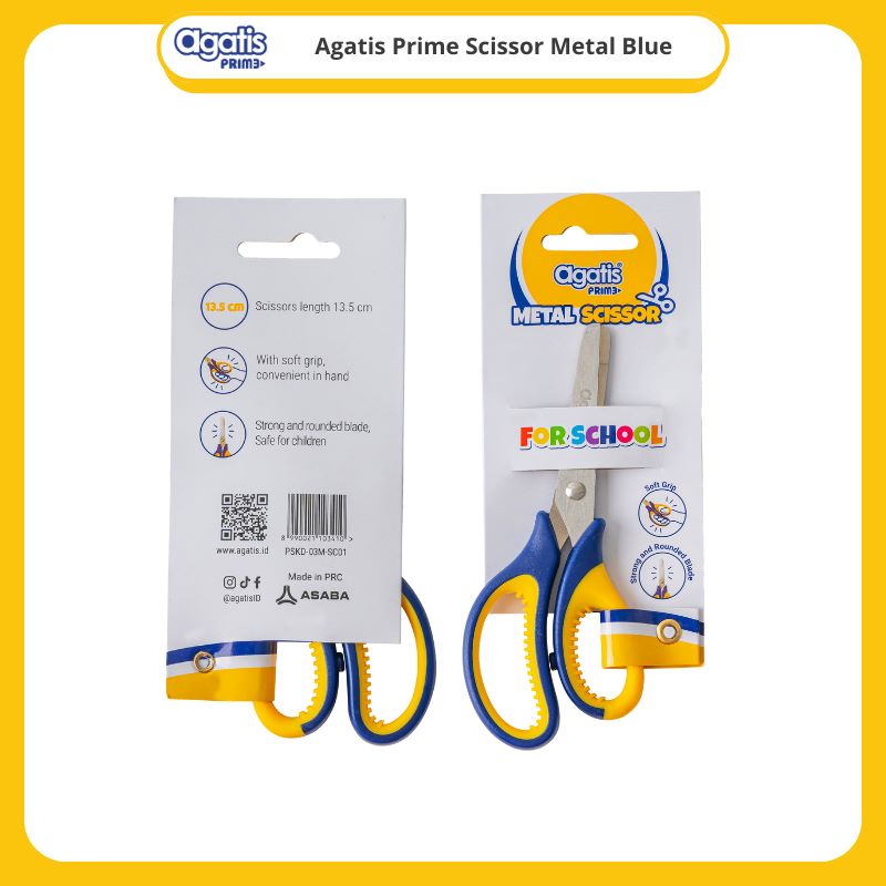 Gunting Agatis Scissor Metal For Kids GPSKD-03M-SC01-B  