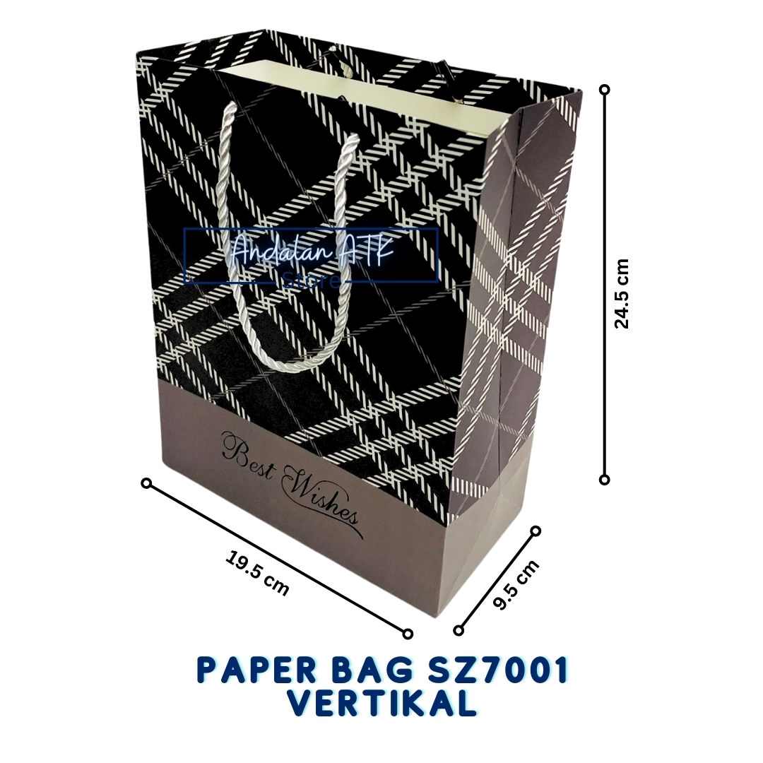 Paper Bag SZ7001 Vertikal / Tas Kertas Shopping Bag / Goodie Bag  