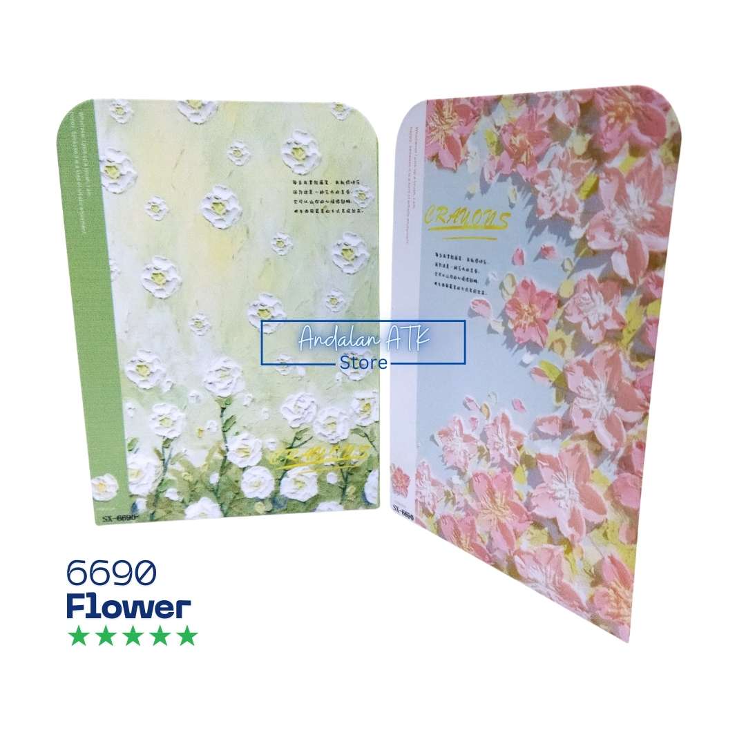 Pembatas Buku Besi V-Tec Fancy SERI 2 / Stand Book End / Sekat Buku [Isi 2 Pcs]  