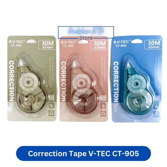 Tip Ex Kertas / Correction Tape V-TEC CT-905 Tipex