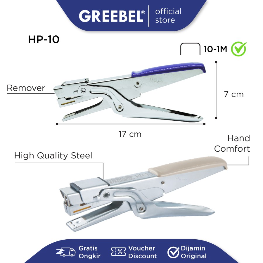 Alat Staples / Greebel Stapler HP-10