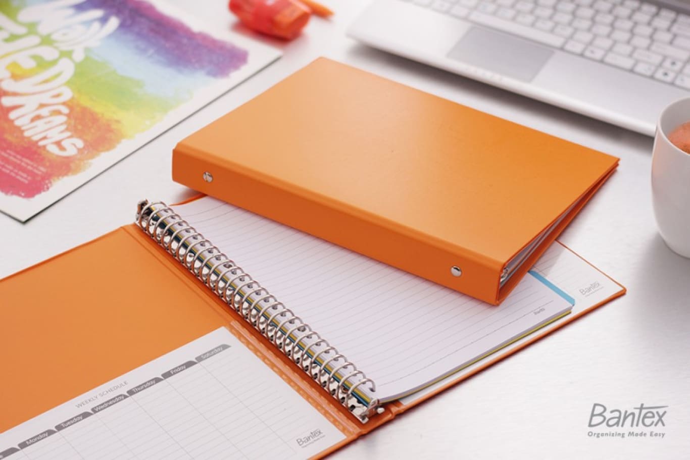 Multi-Ring Binder Bantex 1326 Ukuran B5 Cover Tebal / Notebook