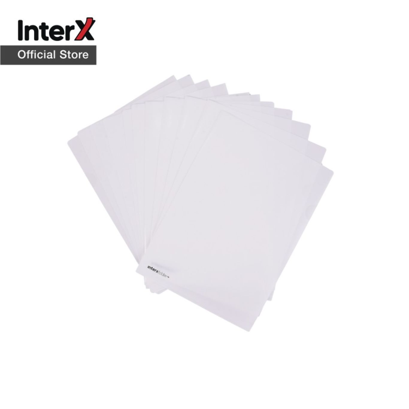 Map L InterX A4 / A4 Clear Sleeve Map Plastik Map Bening