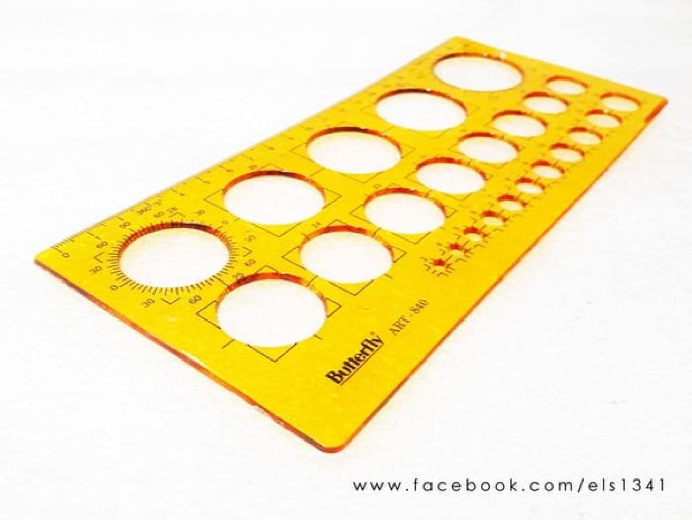 Penggaris Template Butterfly BT-840 / Penggaris Mal ART-840  