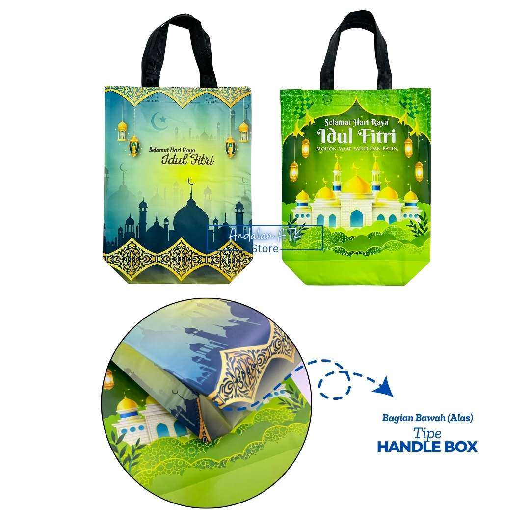 Tas Press Lebaran Laminasi Anti Air / Tas Hampers Idul Fitri Goodie Bag  