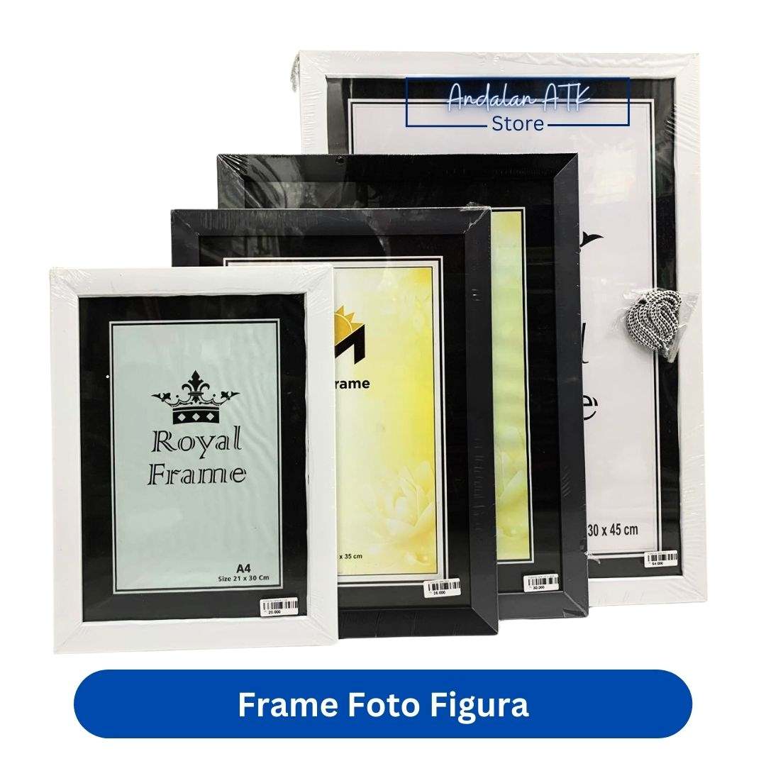 Frame Foto 4R, 5R, 6R, 8R, 10R, 12R, A4, F4, 25x35, 35x50 / Figura Foto / Bingkai
