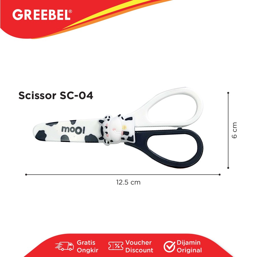 Gunting Anak / Greebel Gunting Sc-04 Scissor  