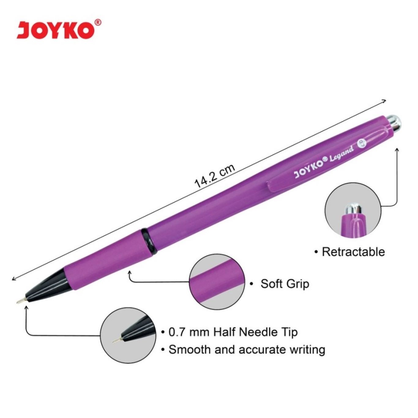 Pulpen Joyko BP-192 0.7mm / Ballpoint Legand