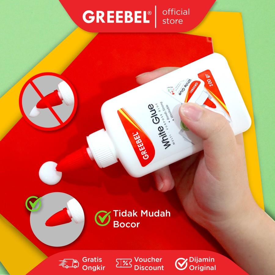 Lem Kertas / Greebel White Glue 60gr / Lem Stik Putih Serbaguna  