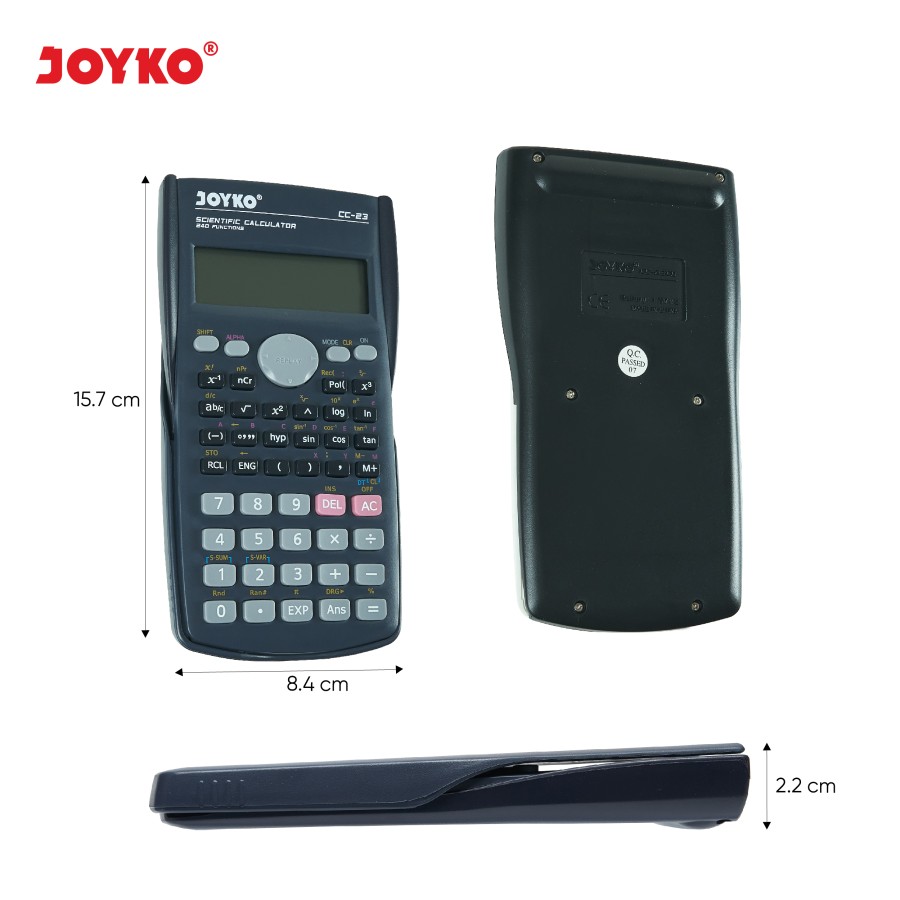 Kalkulator Sains Joyko / Calculator Scientific Tipe CC-23 / 240 Function  
