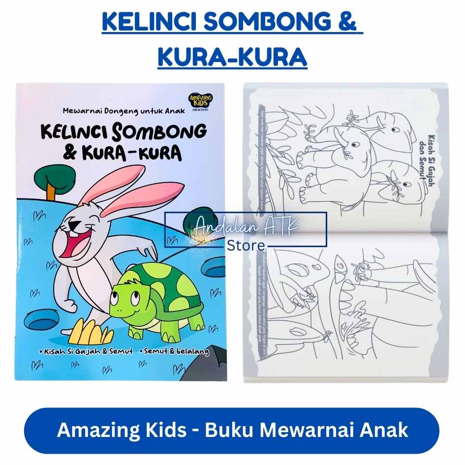 Amazing Kids Buku Mewarnai Anak Coloring Book / Buku Bacaan Cerita Anak