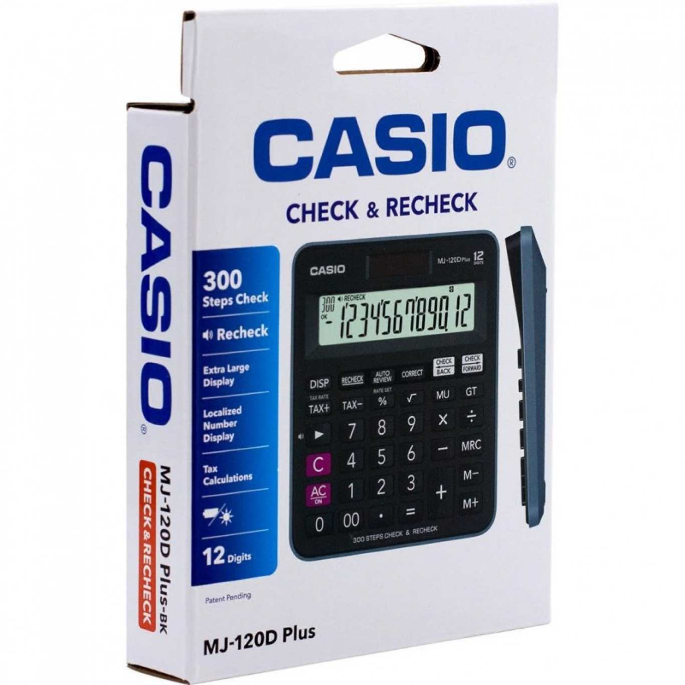 Kalkulator Casio MJ-120D Calculator Casio 12 Digit Check & Correct  