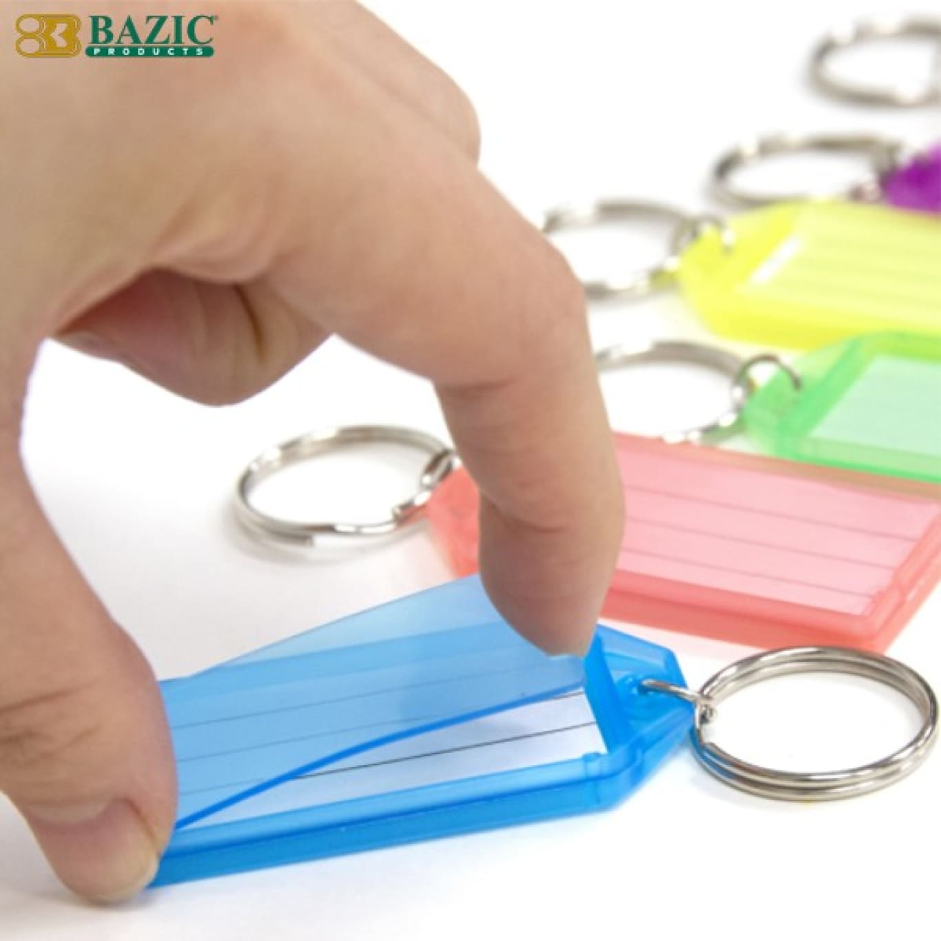 Gantungan Kunci Bazic With Holder 4004A Key Ring [Isi 6 Pcs]  