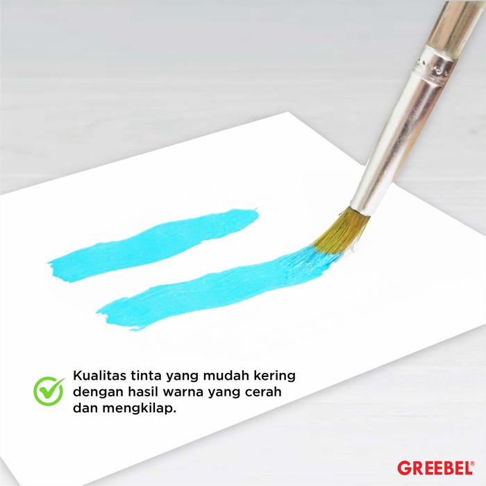 Cat Akrilik Greebel Acrylic Paint 6ML Isi 12 Warna / Cat Lukis