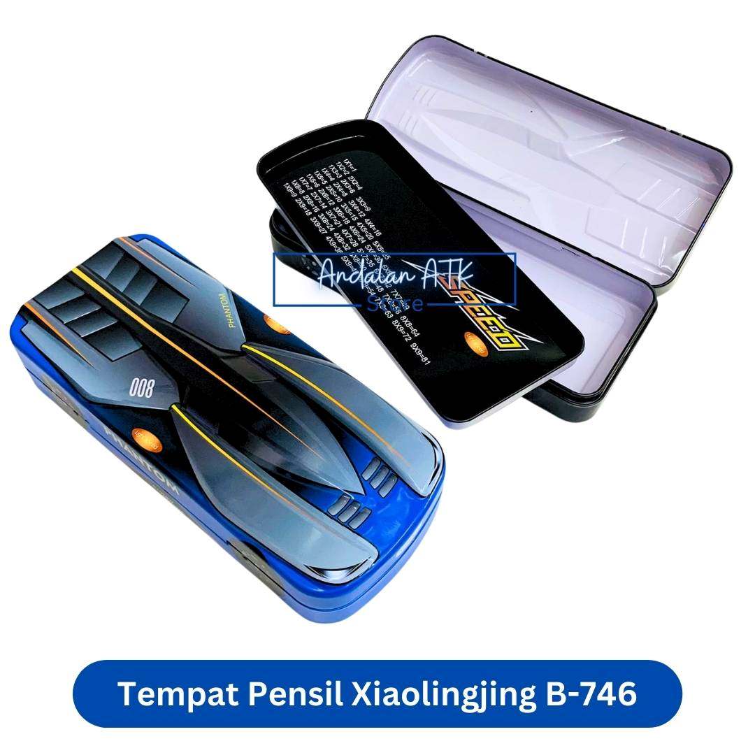 Tempat Pensil Anak Xiaolingjing B-746 Mobil Kaleng / Kotak Pensil / Pencil Case  
