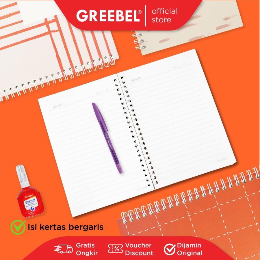 Greebel Ring Book 8064 A5O 31 Ukuran A5 / Buku Agenda Notebook / Buku Catatan